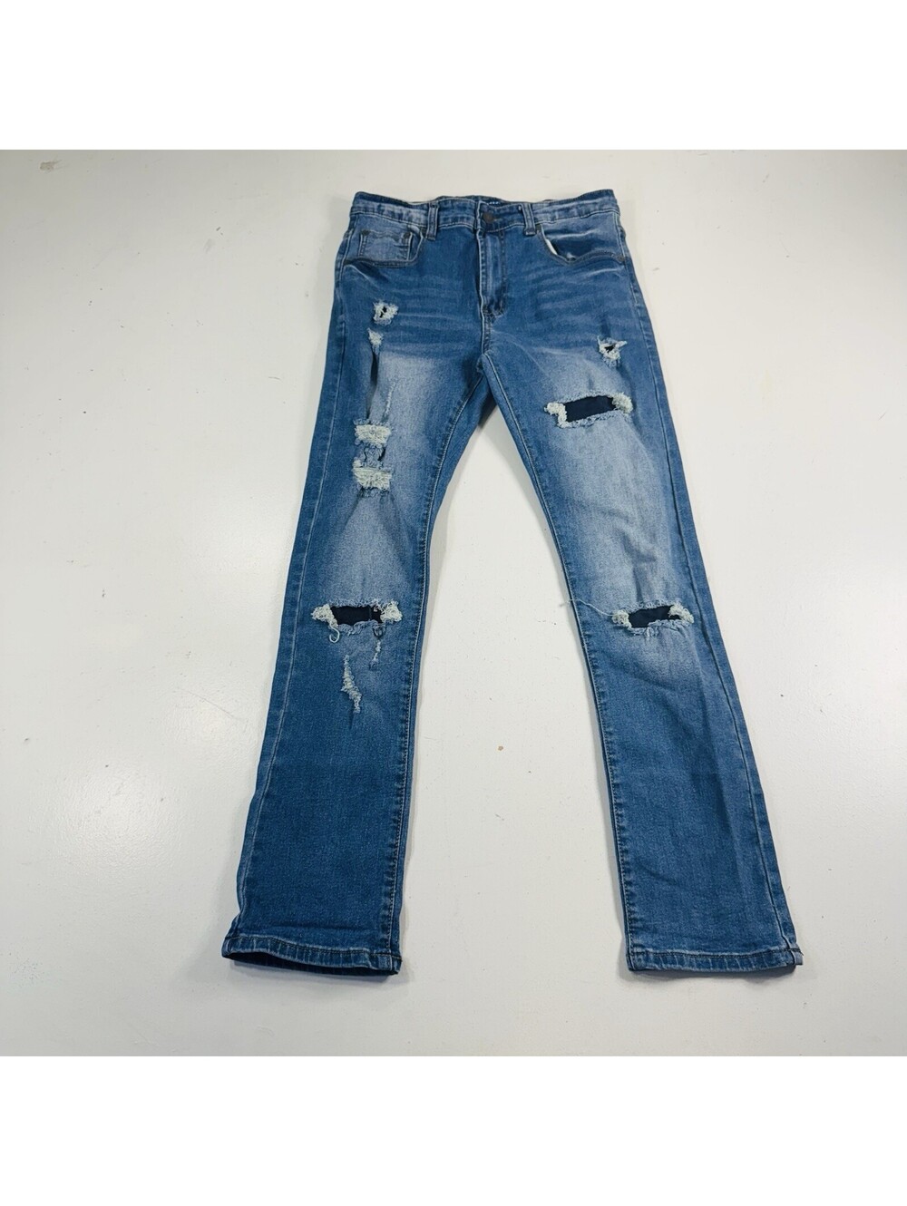 Aeropostale Skinny Jeans Distressed Light Wash Men’s Size 32x30